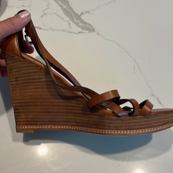Coach “Maleena” strappy sandal wedge size 9.5 - Picture 5 of 7